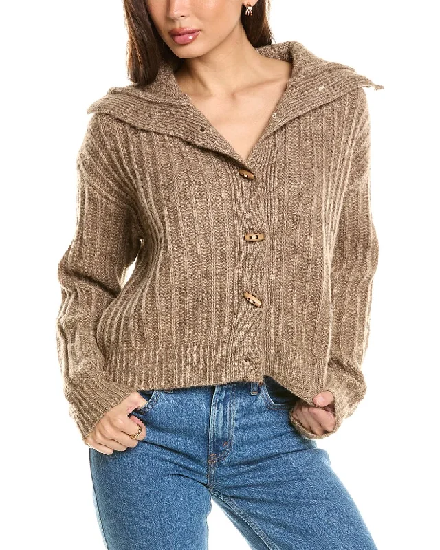 Seraphina Toggle Button Cardigan Best sweaters for travel