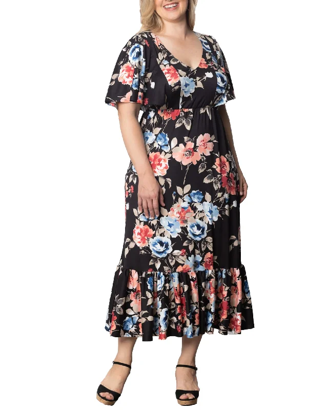 Madrid Maxi Dress | MOODY MEADOW PRINT Affordable maxi dresses