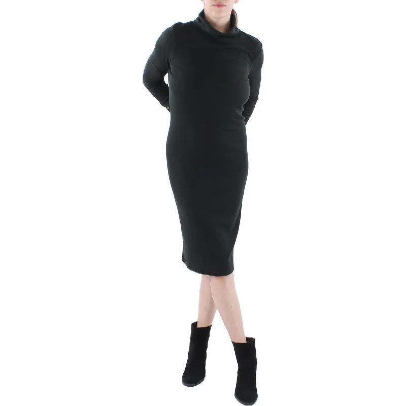 Lauren Ralph Lauren Womens Turtleneck Midi Sweaterdress Fall midi dresses