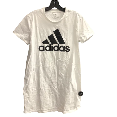 Dress Casual Short By Adidas In White, Size: M High-Waisted Mini Skirt