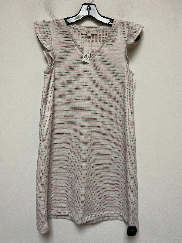 Dress Casual Short By Loft In Striped Pattern, Size: Xs Sexy Mini Skirt